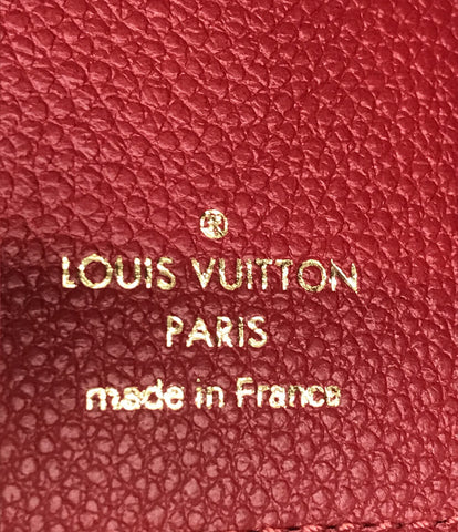 ルイヴィトン  三つ折り財布 ポルトフォイユ ヴィクトリーヌ スカーレット モノグラムアンプラント   M63701 レディース  (3つ折り財布) Louis Vuitton