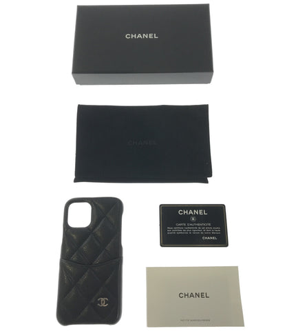 シャネル  スマートフォンケース iPhone11Pro用  マトラッセ    レディース  (複数サイズ) CHANEL