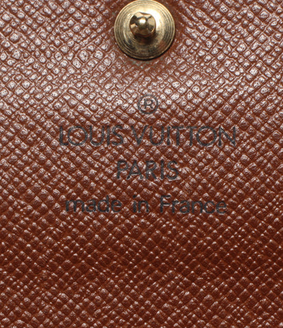 ルイヴィトン  三つ折り財布 ポルトトレゾーエテュイパピエ モノグラム   M61202　 ユニセックス  (3つ折り財布) Louis Vuitton