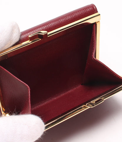 カルティエ 美品 三つ折り財布 がま口  マストライン    レディース  (3つ折り財布) Cartier