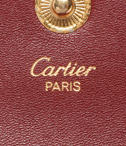 カルティエ 美品 三つ折り財布  マストライン    レディース  (3つ折り財布) Cartier