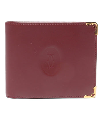 カルティエ 美品 二つ折り財布  マストライン   L3000467 メンズ  (2つ折り財布) Cartier