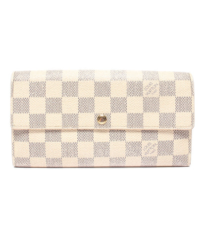 ルイヴィトン 長財布 ポルトフォイユ サラ ダミエアズール N61735 レディース (長財布) Louis Vuitton–rehello by  BOOKOFF