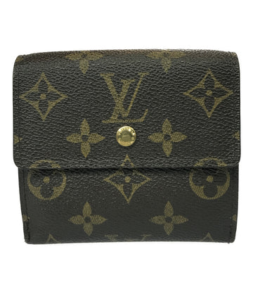 ルイヴィトン  二つ折り財布 Wホック ポルトモネビエ カルトクレディ モノグラム   M61652 ユニセックス  (2つ折り財布) Louis Vuitton