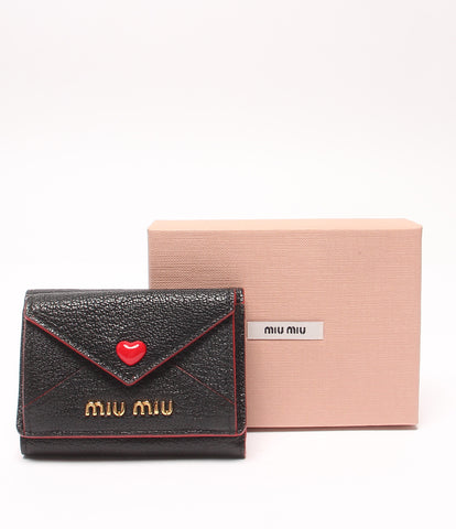 ミュウミュウ 美品 三つ折りミニウォレット     5MH021 レディース  (3つ折り財布) MiuMiu