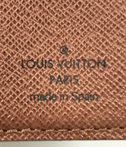 ルイヴィトン 美品 二つ折り財布 ポルト ビエ 6カルト クレディ モノグラム   M60929 メンズ  (2つ折り財布) Louis Vuitton