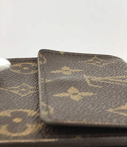 ルイヴィトン  三つ折り財布 Wホック ポルト モネ ビエ カルト クレディ モノグラム   M61652 メンズ  (3つ折り財布) Louis Vuitton