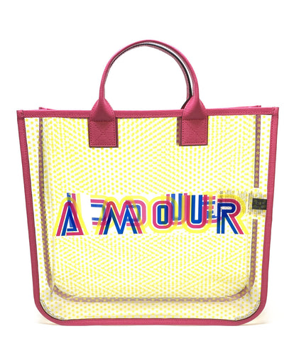 古驰美容产品手提袋塑料明确袋AMOUR标志颗星550763女士GUCCI