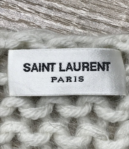 Saint Laurent Pali Mohaya ชายแดนเสื้อกันหนาวถักเสื้อกันหนาวผู้หญิงขนาด XS (XS หรือน้อยกว่า) Saint Laurent ปารีส