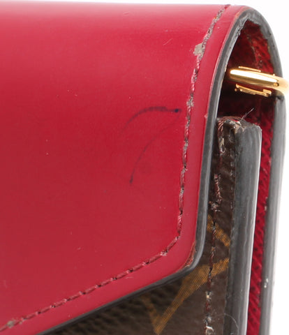 ルイヴィトン  三つ折り財布 ポルトフォイユ ゾエ モノグラム フューシャ   M62932 レディース  (3つ折り財布) Louis Vuitton