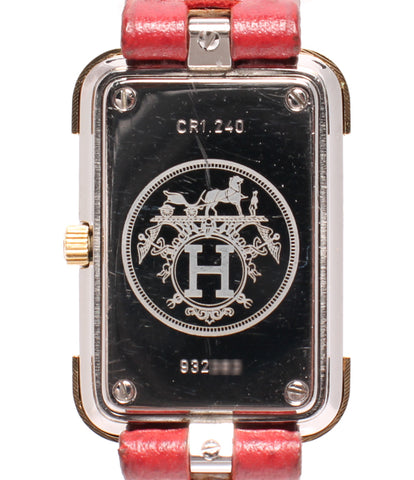 エルメス 腕時計 クロアジュール クオーツ ホワイト CR1.240 