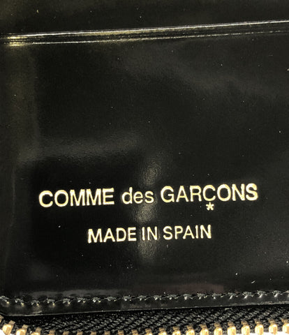 コムデギャルソン  二つ折り財布 ラウンドファスナー ドット型押し     SA2100NE レディース   COMME des GARCONS