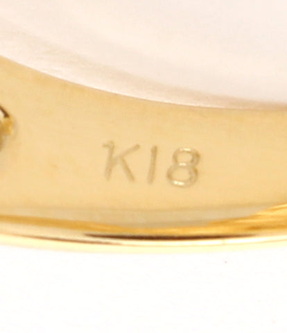 美品 リング 指輪 K18 D0.28      レディース SIZE 11号 (リング)