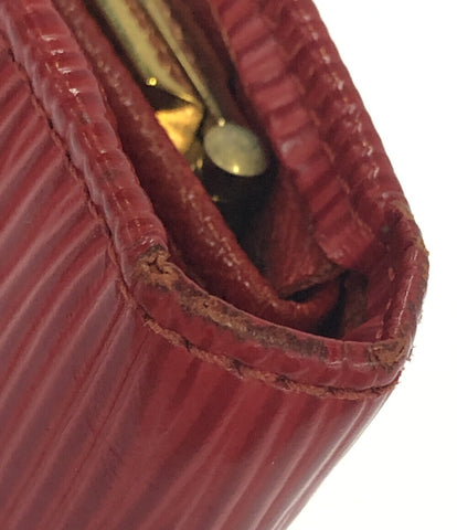 ルイヴィトン  二つ折り財布 ミディアムウォレット がま口 ポルトフォイユ ヴィエノワ エピ ルージュ   M6324E レディース  (2つ折り財布) Louis Vuitton