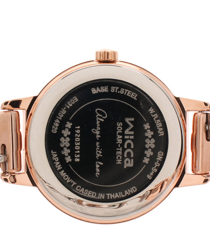 シチズン  腕時計 ハナミズキ限定 サステナブルモデル wicca ソーラー シェル E031-R014820 レディース   CITIZEN