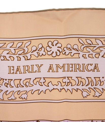エルメス  スカーフ シルク100% カレ90 アニマル柄 古き良きアメリカ EARLY AMERICA     レディース  (複数サイズ) HERMES