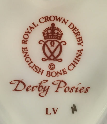 トレイ 豆皿 スペード型 花柄  ポジー    レディース   Royal Crown Derby