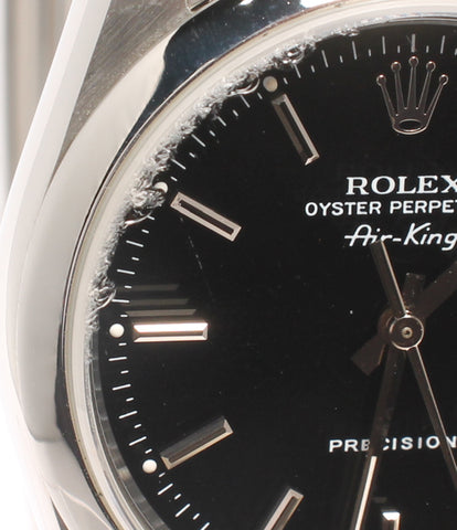 ロレックス  腕時計 エアキング  自動巻き ブラック 14000 メンズ   ROLEX