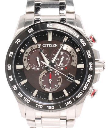 シチズン  腕時計 ECO-DRIVE  アテッサ ソーラー ブラック H610-S104831 メンズ   CITIZEN