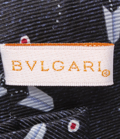 ブルガリ 美品 ネクタイ シルク100％ 紙飛行機柄      メンズ  (複数サイズ) Bvlgari
