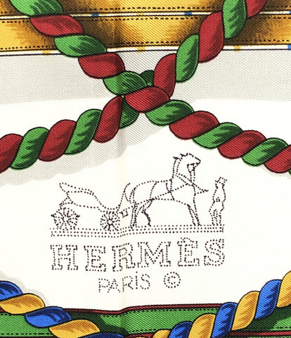 エルメス  スカーフ カレ90 シルク100％ GRANDE TENUE 馬の礼装     レディース  (複数サイズ) HERMES