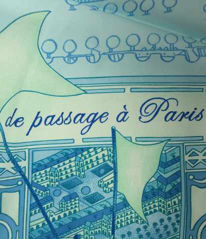 エルメス スカーフ カレ90 シルク100% 切手柄 パリの通路 de passage a ...