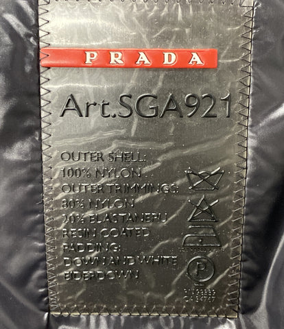 プラダ 美品 ナイロンフルジップダウンジャケット SGA921 メンズ SIZE