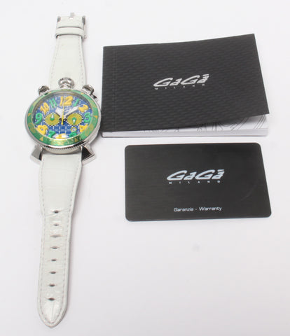 ガガミラノ  腕時計  マヌアーレ48 クオーツ  6050.LE.01 メンズ   GaGa MILANO