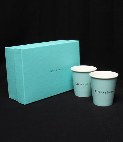 ティファニー 美品 カップ グラス 2点セット ペア  ペーパーカップ       Tiffany＆Co.