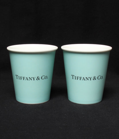 ティファニー 美品 カップ グラス 2点セット ペア  ペーパーカップ       Tiffany＆Co.