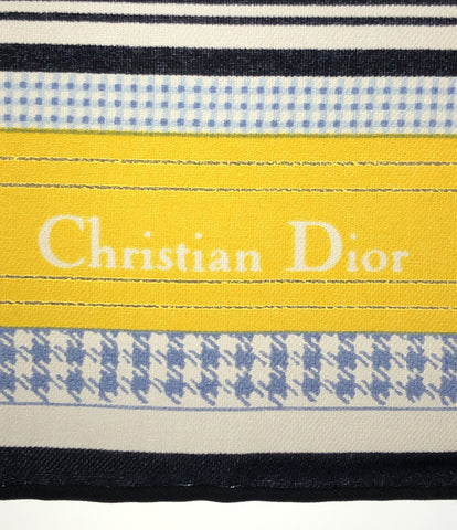 クリスチャンディオール  スカーフ シルク100% ドット柄      レディース  (複数サイズ) Christian Dior