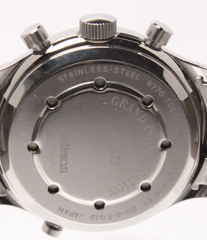 シェルマン  腕時計 グランドコンプリケーション  クオーツ ブラック 6770-T006442 メンズ  (複数サイズ) SHELLMAN