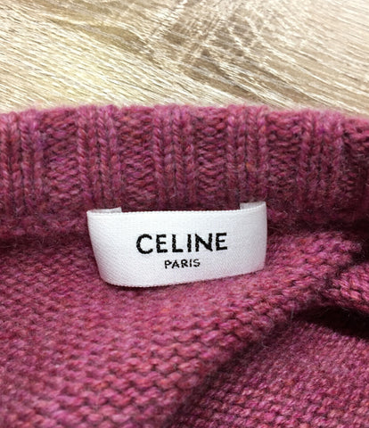 セリーヌ 美品 クルーネックセーター カシミヤ100％ トリオンフ刺繍      レディース SIZE XS (XS以下) CELINE