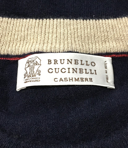 ブルネロクチネリ 美品 長袖クルーネックニット メンズ SIZE 48 (M