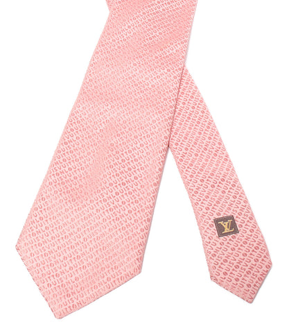 ルイヴィトン 美品 ネクタイ シルク100％ ロゴ総柄      メンズ  (複数サイズ) Louis Vuitton