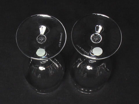 ティファニー 美品 ワイングラス 2点セット ペア  スウィング       Tiffany＆Co.