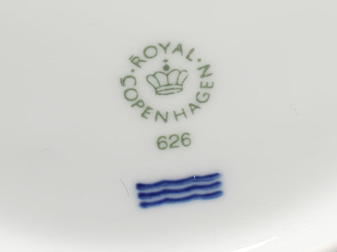 ロイヤルコペンハーゲン 美品 オーバルディッシュ プレート 皿 28cm  フルーテッドシグネチャー       Royal Copenhagen