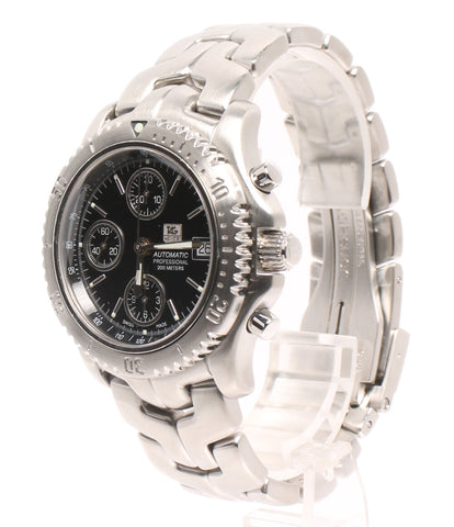 タグホイヤー  腕時計 クロノグラフ LINK  自動巻き ブラック CT2111 メンズ   TAG Heuer