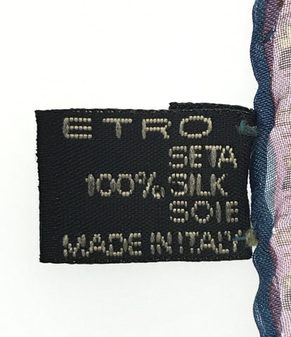 エトロ  スカーフ シルク100% ペイズリー柄      レディース  (複数サイズ) ETRO