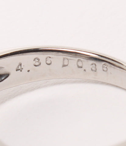美品 リング 指輪 Pt850 サファイア4.36ct D0.36      レディース SIZE 10号 (リング)