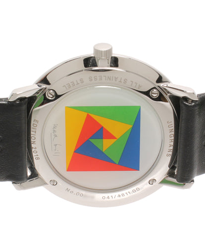 ユンハンス  腕時計 マックスビル エディション2018   ホワイト 041/4811.00 メンズ   JUNGHANS