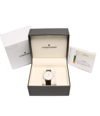 ユンハンス  腕時計 マックスビル エディション2018   ホワイト 041/4811.00 メンズ   JUNGHANS