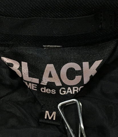 コムデギャルソン　ライダースジャケット　サイズM  ブラック混率ウール60%アクリル40%