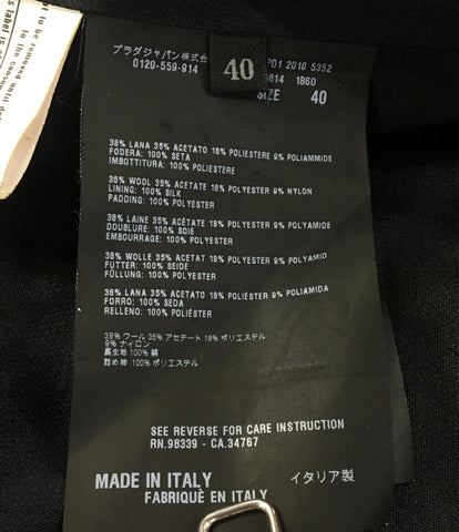 プラダ  ノーカラー刺繍ジャケット      レディース SIZE 40 (L) PRADA