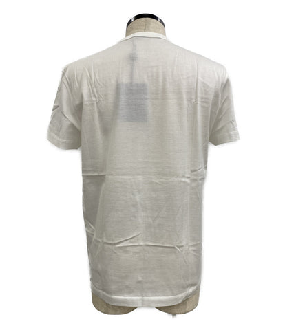 ルイヴィトン 美品 半袖Tシャツ ホワイト ロゴプリント メンズ SIZE
