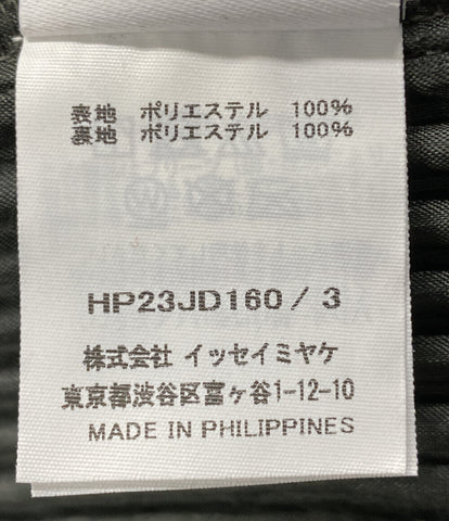 美品 ノーカラージャケット プリーツジャケット     HP23JD160 メンズ SIZE 3 (L) HOMME PLISS? ISSEY MIYAKE