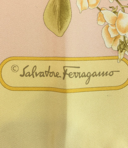 サルバトーレフェラガモ  スカーフ シルク100％ 噴水 花柄      レディース  (複数サイズ) Salvatore Ferragamo