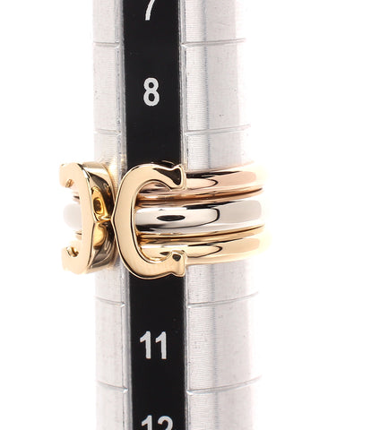カルティエ 美品 リング 指輪 K18 ロゴリング2C LM      レディース SIZE 10号 (リング) Cartier