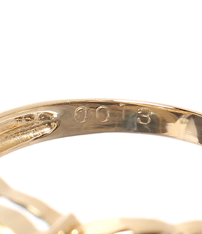 美品 リング 指輪 K18 ダイヤ 0.013ct      レディース SIZE 12号 (リング)