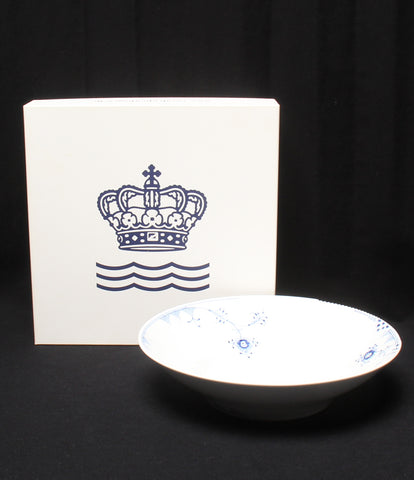 ロイヤルコペンハーゲン 美品 ボウル 皿 ディーププレート 深皿 パスタプレート 25cm  ブルーエレメンツ       Royal Copenhagen